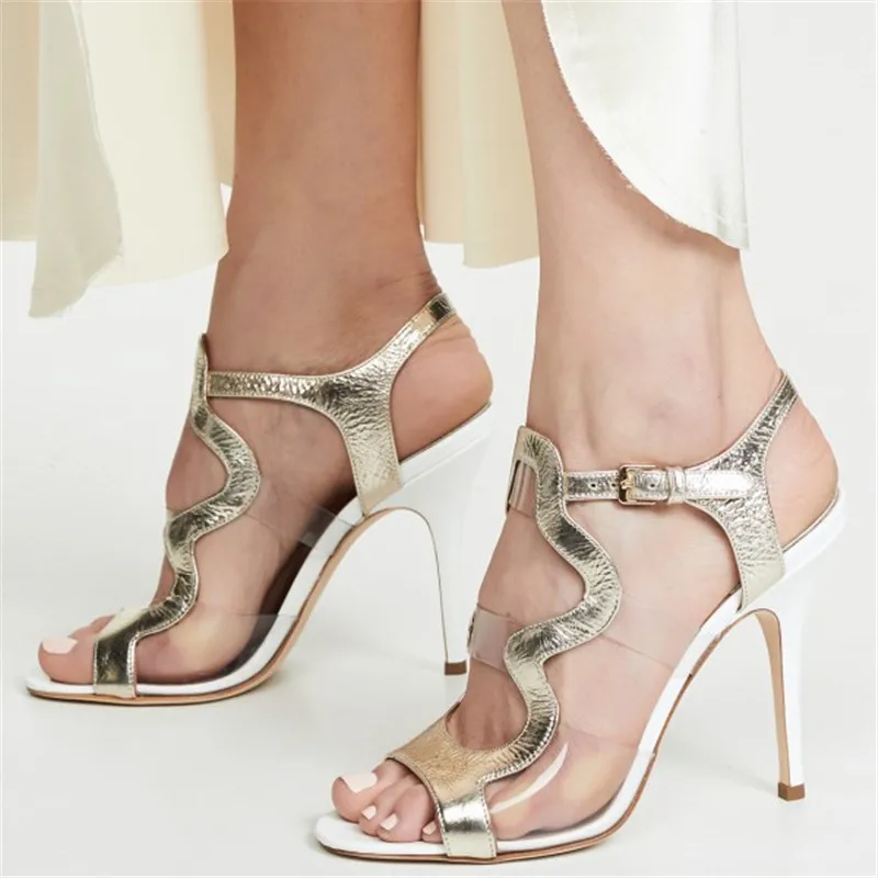New Summer Clear PVC Stiletto High Heels Sandals Open Toe Dress Party Strappy Shoes Woman Buckle Gladiator Strip Sandals Women
New Summer Clear PVC Stiletto High Heels Sandals Open Toe Dress Party Strappy Shoes Woman Buckle Gladiator Strip Sandals Women