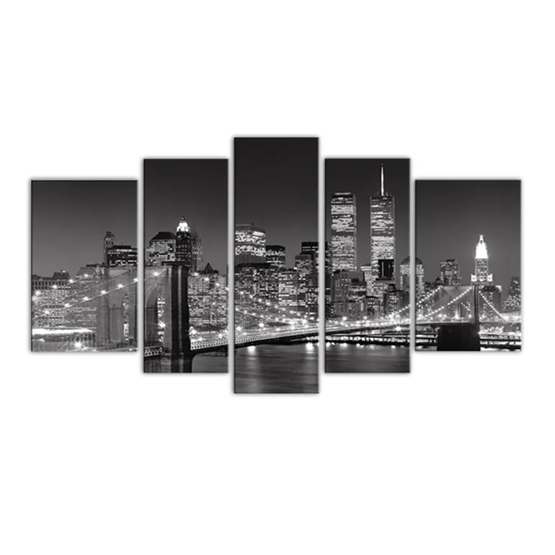 5 Pieces Wall Art New York City Picture Canvas painting Modern Wall Picture For Living Room Art Print On Canvas Unframed
5 Pieces Wall Art New York City Picture Canvas painting Modern Wall Picture For Living Room Art Print On Canvas Unframed