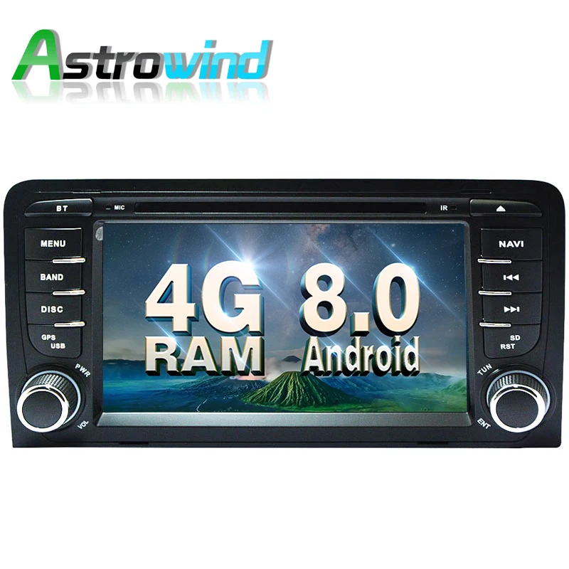 (Восьмиядерный 4G RAM) Android 8 0 система для Audi A3 Радио DVD GPS навигация android DVR OBD2|audi a3