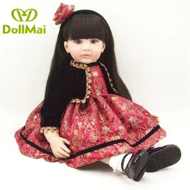 Кукла реборн DollMai изысканная, виниловая силиконовая кукла-младенец для девочек, 24 дюйма, 60 см, подарочные игрушки
Кукла реборн DollMai изысканная, виниловая силиконовая кукла-младенец для девочек, 24 дюйма, 60 см, подарочные игрушки