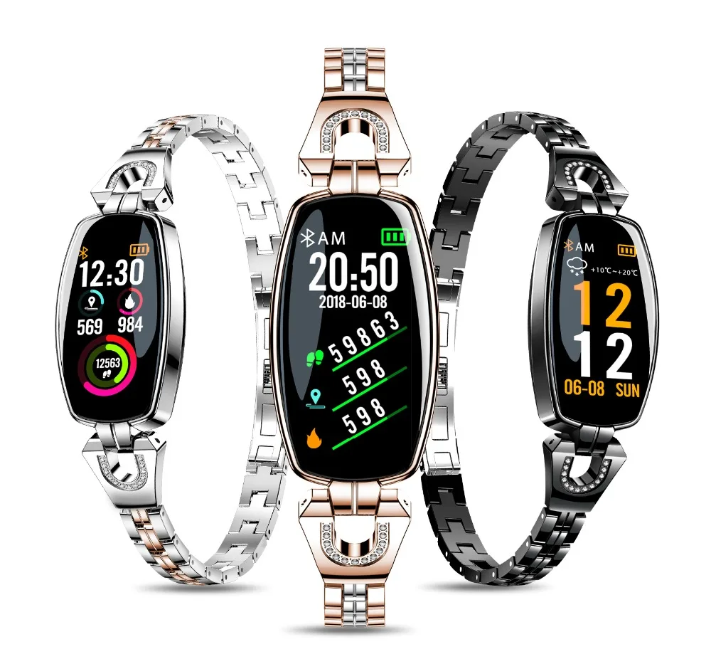 H8 smartwatch ECG female activity tracker heart rate monitor IP67 waterproof smart bracelet
H8 smartwatch ECG female activity tracker heart rate monitor IP67 waterproof smart bracelet