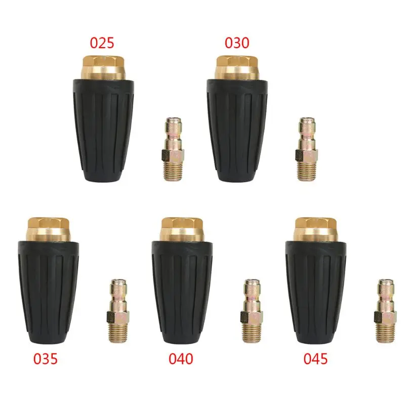 1 Pc 1/4" High Pressure Car Washer Rotating Turbo Nozzle Spray Tip 2.5-4 GPM 3600PSI E Vehicle Car Washing Tool Accessories
1 Pc 1/4" High Pressure Car Washer Rotating Turbo Nozzle Spray Tip 2.5-4 GPM 3600PSI E Vehicle Car Washing Tool Accessories