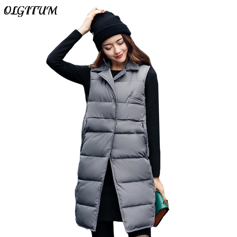 Women Winter Vest Coat New Fashion Long Section Slim Down Cotton Jacket Thicken Warm Waistcoat 2019 Female Loose Vest Outwear
Women Winter Vest Coat New Fashion Long Section Slim Down Cotton Jacket Thicken Warm Waistcoat 2019 Female Loose Vest Outwear