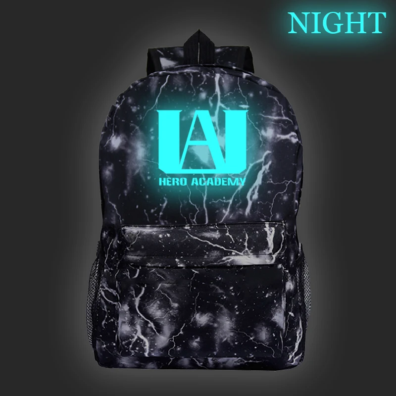 My Hero Academia Luminous Backpack Students Boys Girls Rucksack Boku No Fashion New Pattern Schoolbag | Багаж и сумки