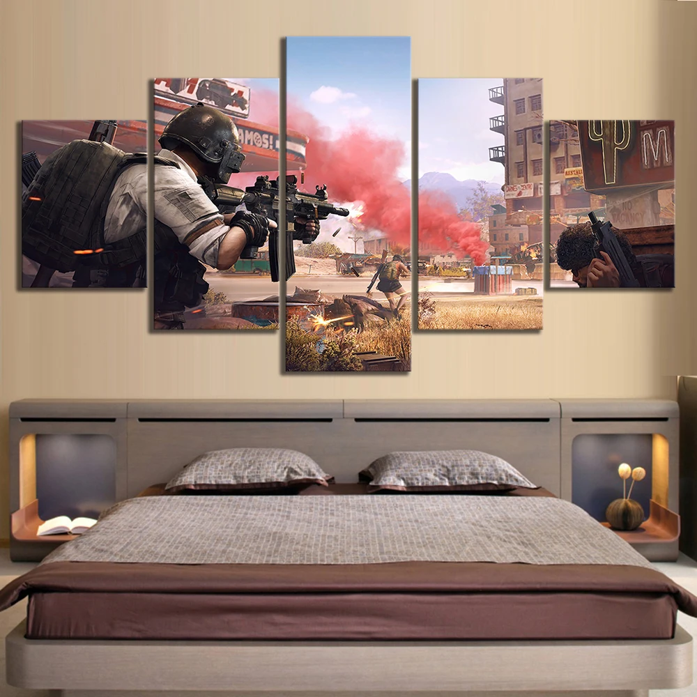 Постер для видеоигр Pubg с эффектом стимуляции поля боя, настенные картины HD для домашнего декора-1, 5 шт.
Постер для видеоигр Pubg с эффектом стимуляции поля боя, настенные картины HD для домашнего декора-1, 5 шт.