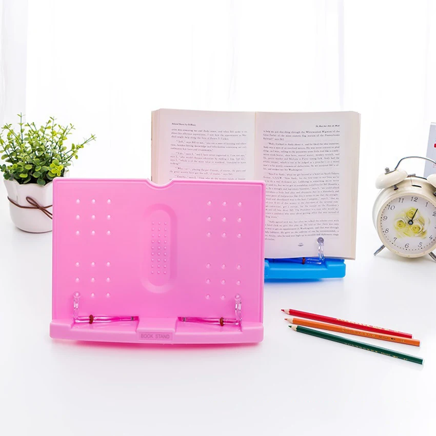 Plastic Foldable Reading Bookends Portable Adjustable Angle Tilt Support Rack Kids Eyes Protection Book Magazine Stand Hand-free
Plastic Foldable Reading Bookends Portable Adjustable Angle Tilt Support Rack Kids Eyes Protection Book Magazine Stand Hand-free