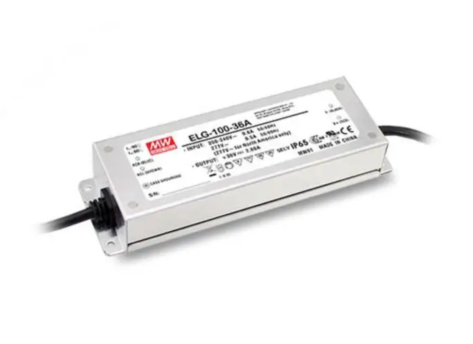 Elg-100-24a ip65 источник питания Meanwell водонепроницаемый 150 Вт постоянное напряжение + с