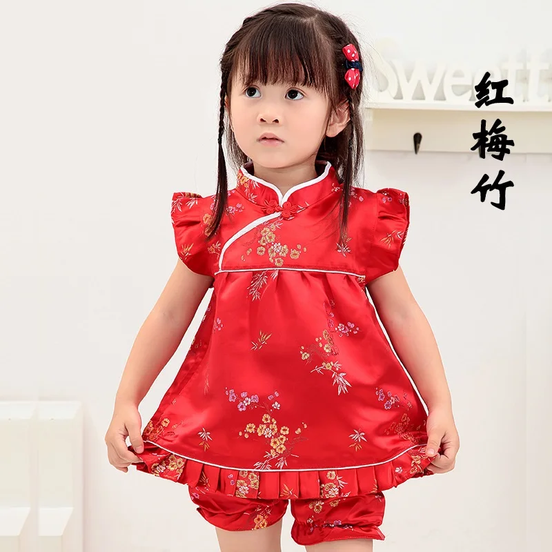 2022 New Summer Floral Baby Girls Clothes Sets Outfits Infant Suits New Year Chinese Tops Dresses Short Pants Qipao Cheongsam
2022 New Summer Floral Baby Girls Clothes Sets Outfits Infant Suits New Year Chinese Tops Dresses Short Pants Qipao Cheongsam