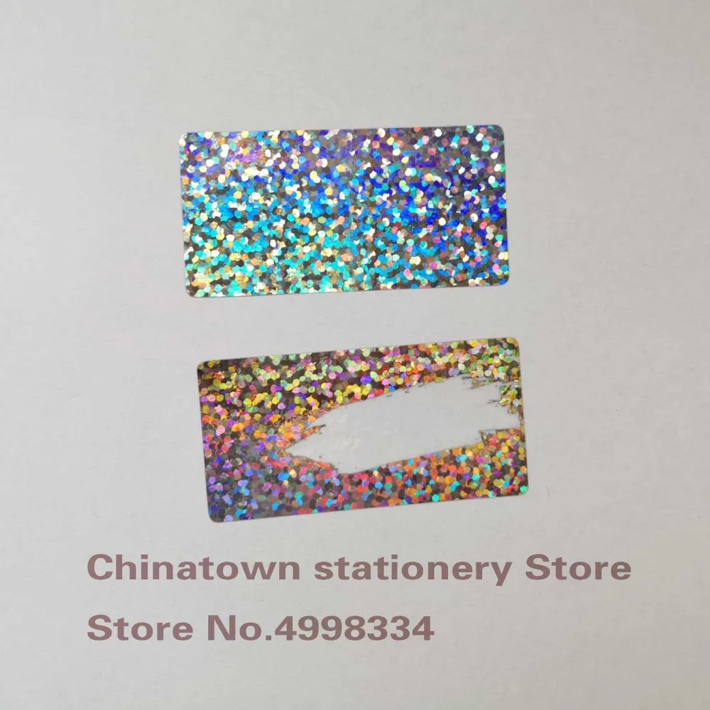 50pcs 1inchx2inch Small dot laser Scratch Off Stickers Labels Tickets Promotional Games
50pcs 1inchx2inch Small dot laser Scratch Off Stickers Labels Tickets Promotional Games