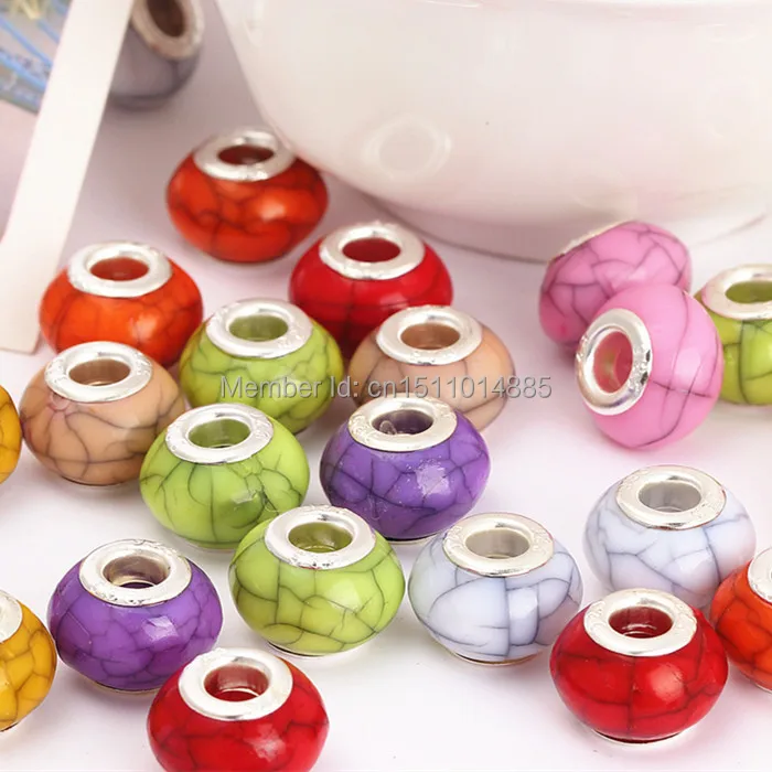 15MM Mixed Colorful Crack Pattern Acrylic Big Hole Beads Charms Fit Jewelry Bracelet Findings 100pcs/lot
15MM Mixed Colorful Crack Pattern Acrylic Big Hole Beads Charms Fit Jewelry Bracelet Findings 100pcs/lot