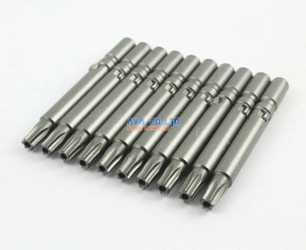 10 Pieces Torx Screwdriver Bit S2 Steel 6mm Round Shank 60mm Long T25 Tip Screwdriver Bits
10 Pieces Torx Screwdriver Bit S2 Steel 6mm Round Shank 60mm Long T25 Tip Screwdriver Bits
