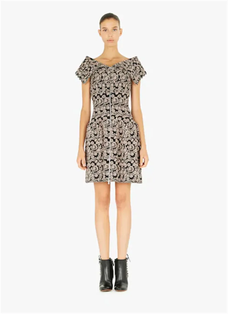 Elegant Women Vestido Fashion Slash Neck Thick Jacquard Mini A Line 2019 Celebrity Bandage Fashion Women Night Club Party Dress
Elegant Women Vestido Fashion Slash Neck Thick Jacquard Mini A Line 2019 Celebrity Bandage Fashion Women Night Club Party Dress