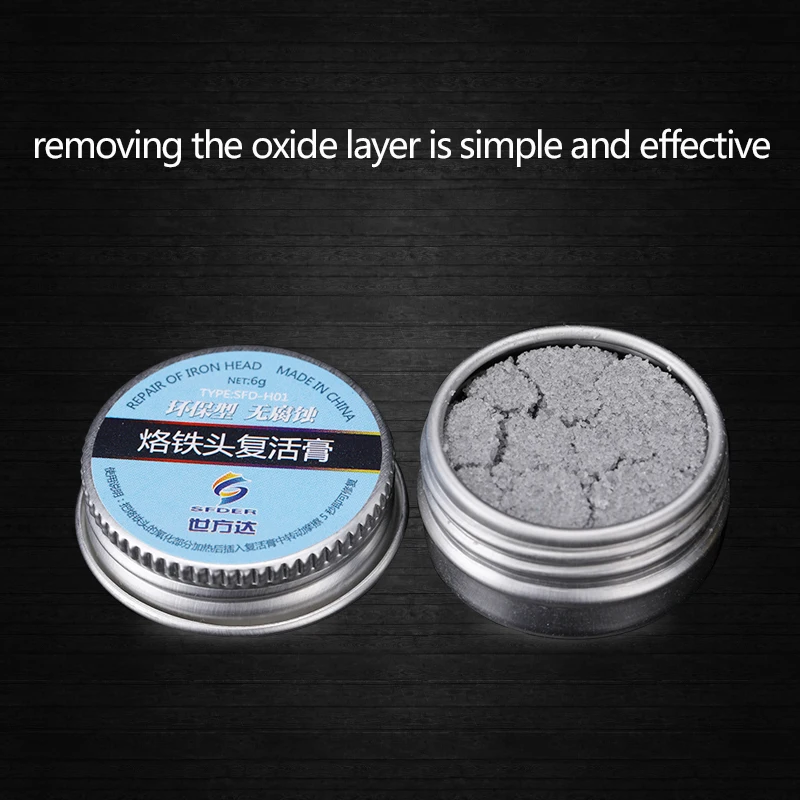 10PCS/lot Lead-Free Soldering Iron Tip Refresher Solder Cream Clean Paste for Oxide Solder Iron Tip Head Resurrection
10PCS/lot Lead-Free Soldering Iron Tip Refresher Solder Cream Clean Paste for Oxide Solder Iron Tip Head Resurrection