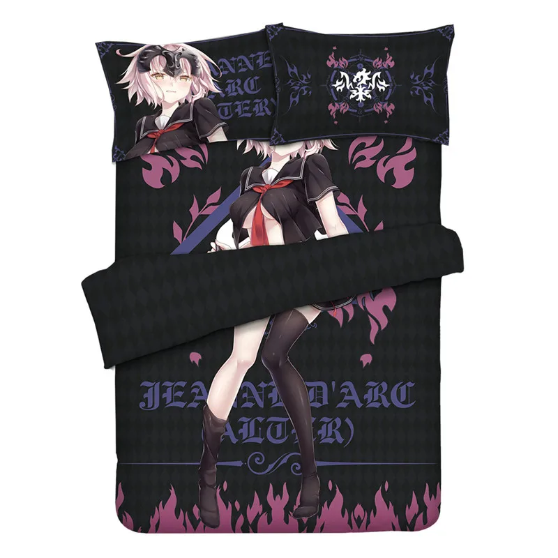 Fate/Grand order, Комплект постельного белья Жанна д'арк, пододеяльник набор домашнего текстиля, Королевский размер, простыня в стиле аниме
Fate/Grand order, Комплект постельного белья Жанна д'арк, пододеяльник набор домашнего текстиля, Королевский размер, простыня в стиле аниме