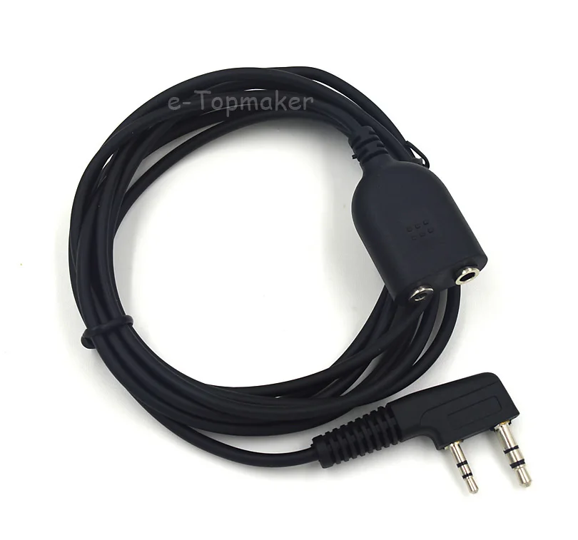 XQF 2 Pin удлинитель расширенный кабель метра для Baofeng динамик Mic CB Ham Радио Walkie UV 5R