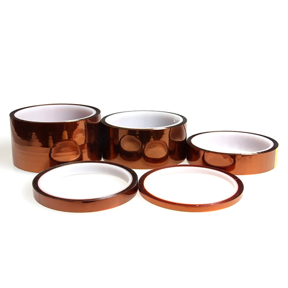 High Temperature Resistant tape Heat dedicated Tape Polyimide Adhesive Tape 4mm 7mm 10mm 12mm 20mm 25mm 35mmx100ft for 3d printe
High Temperature Resistant tape Heat dedicated Tape Polyimide Adhesive Tape 4mm 7mm 10mm 12mm 20mm 25mm 35mmx100ft for 3d printe