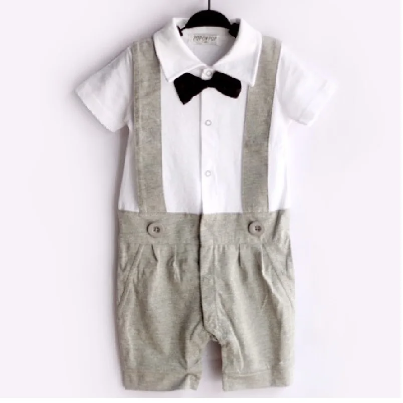Hooyi Baby boy romper one-piece bowtie fashion baby clothes body suits 100% COTTON Jumpsuits Tuxedo
Hooyi Baby boy romper one-piece bowtie fashion baby clothes body suits 100% COTTON Jumpsuits Tuxedo