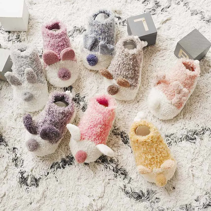 Autumn and winter new thickening children's floor socks non-slip home baby socks cute cartoon stereo ear kids boys girls socks
Autumn and winter new thickening children's floor socks non-slip home baby socks cute cartoon stereo ear kids boys girls socks