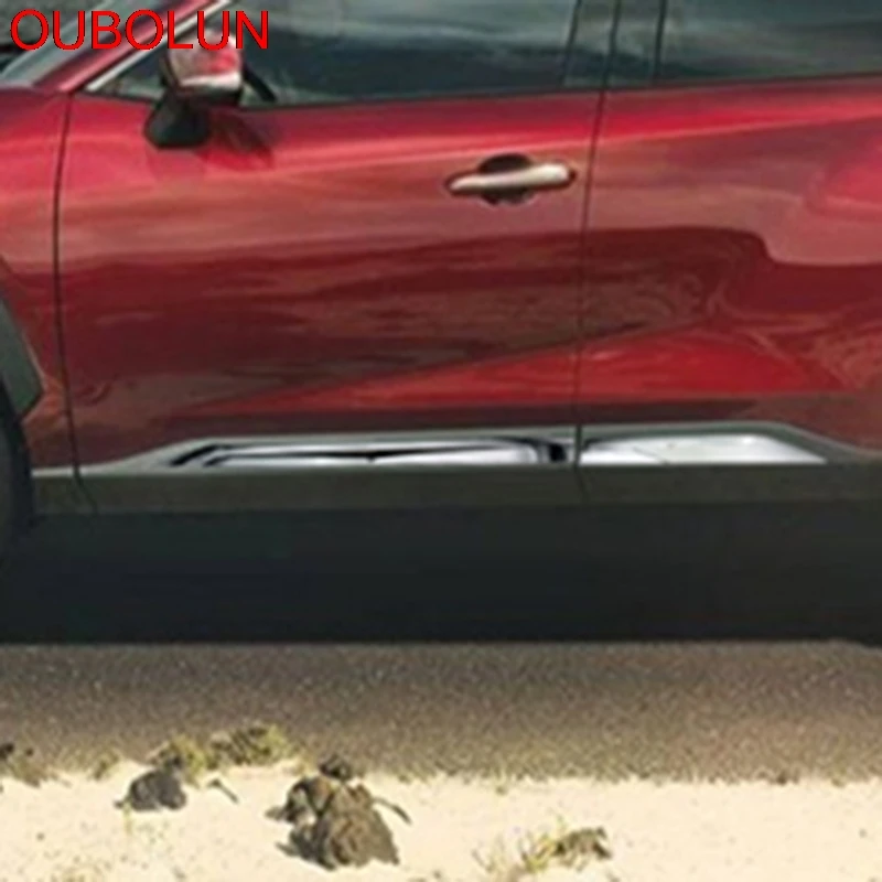 OUBOLUN для Toyota RAV4 Adventure 2019 2020 боковая дверь автомобиля оболочка отделочные полосы