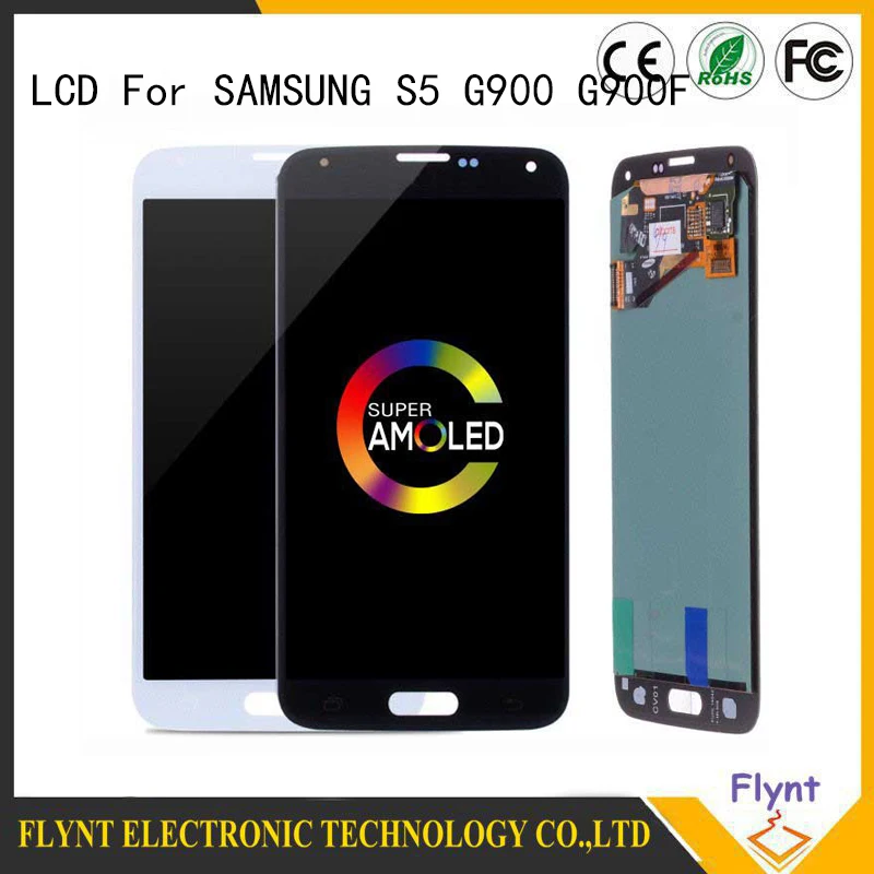 2019 5.1'' SUPER AMOLED Replacement LCD with Home Button Assembly for SAMSUNG Galaxy s5 Display SM-G900 G900F Touch Screen
2019 5.1'' SUPER AMOLED Replacement LCD with Home Button Assembly for SAMSUNG Galaxy s5 Display SM-G900 G900F Touch Screen
