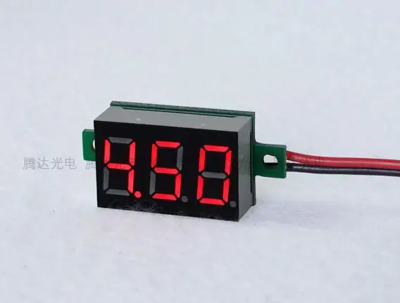100pcs 0.36'' Professional LCD digital voltmeter 4.5-30V voltimetro Red LED Amp Volt Meter Gauge voltage meter DC 4.5V to 30V
100pcs 0.36'' Professional LCD digital voltmeter 4.5-30V voltimetro Red LED Amp Volt Meter Gauge voltage meter DC 4.5V to 30V