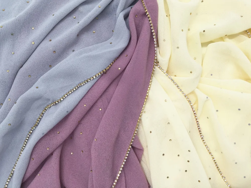 Hot Sale crystal chain hijab scarf bubble Chiffon solid hijab scarves fashion plain shawl wraps echarpe muslim foulard
Hot Sale crystal chain hijab scarf bubble Chiffon solid hijab scarves fashion plain shawl wraps echarpe muslim foulard