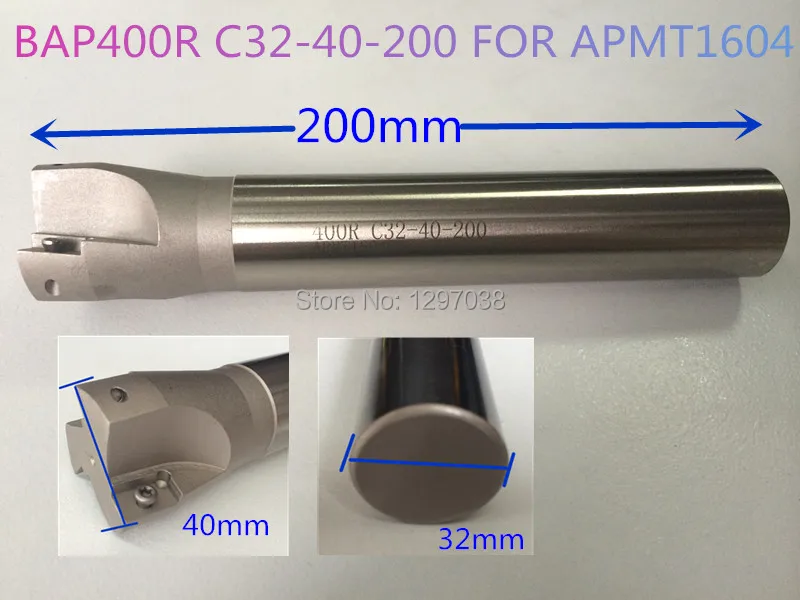 BAP 400R C32-40-200-3T BAP правый угол плеча Концевая мельница APMT1604 вставки
BAP 400R C32-40-200-3T BAP правый угол плеча Концевая мельница APMT1604 вставки