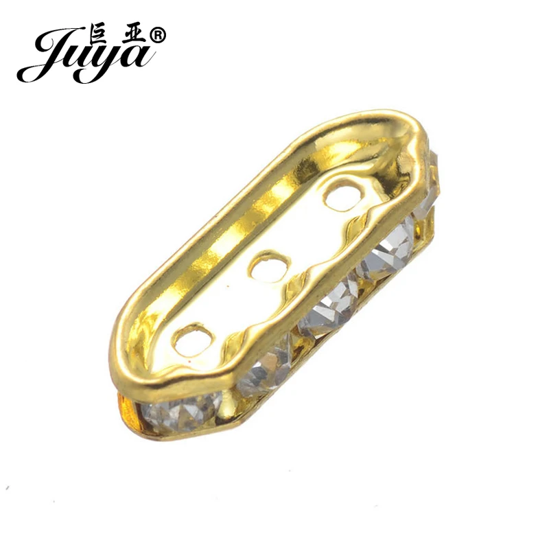 JUYA DIY ювелирные аксессуары Поставщик 17 8x7 1 мм 50 шт три отверстия соединитель