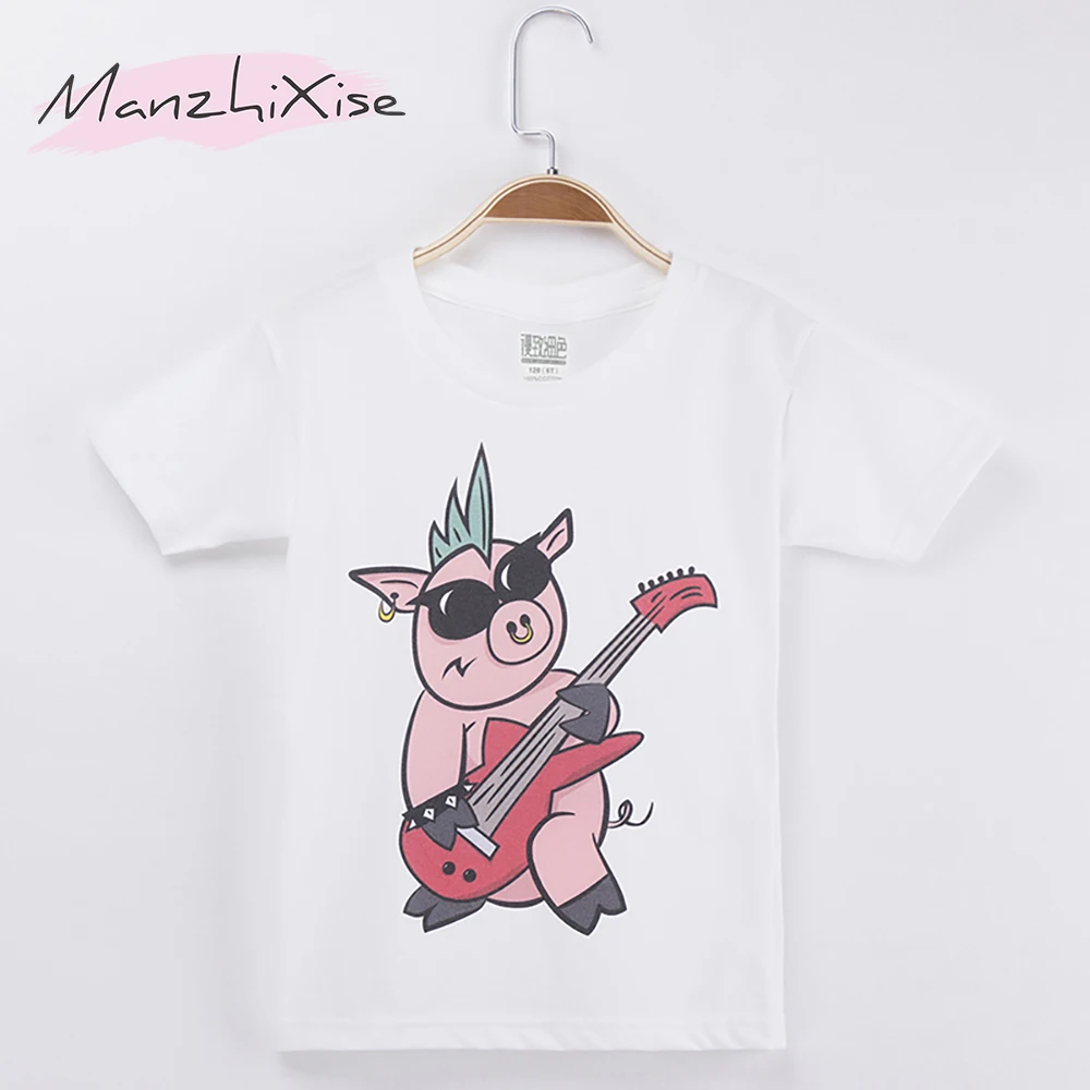 2019 Kids T-shirt For Children Pig Singer Rock Star Cartoon 100% Cotton Boys Short T Shirts Girls Clothes Tops Tee Free Shipping
2019 Kids T-shirt For Children Pig Singer Rock Star Cartoon 100% Cotton Boys Short T Shirts Girls Clothes Tops Tee Free Shipping