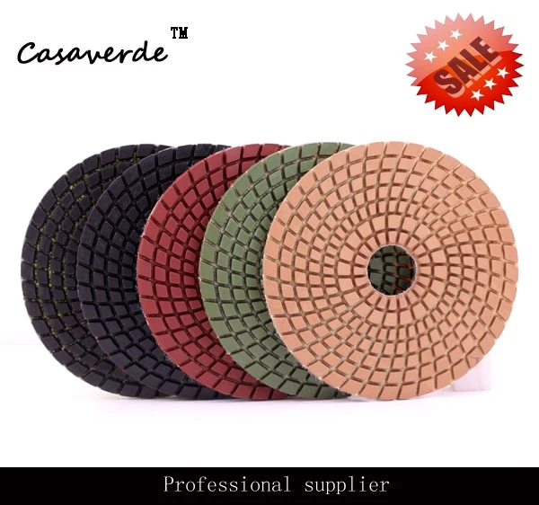 DC-ASCPP02 4"(100mm) with 2.5mm wet diamond polishing pads for Granite and Marble
DC-ASCPP02 4"(100mm) with 2.5mm wet diamond polishing pads for Granite and Marble