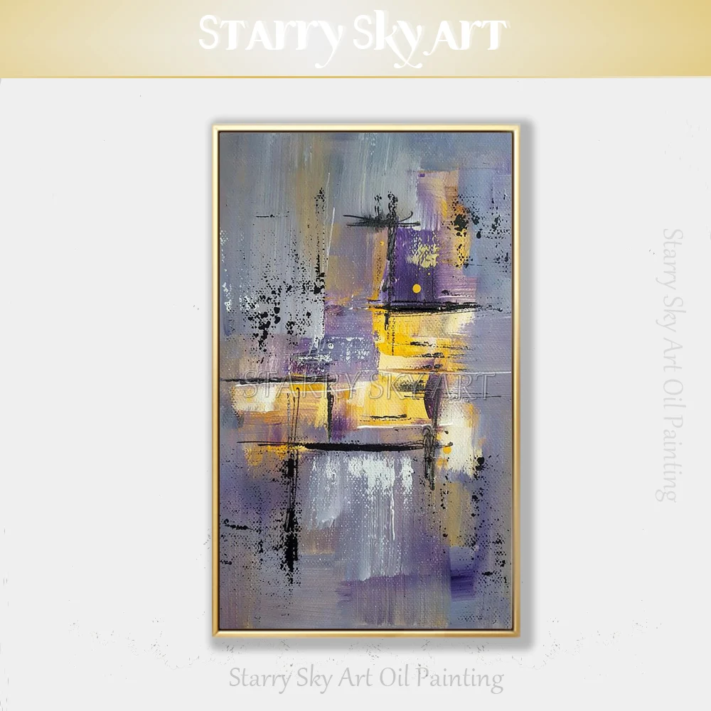 Pure Handmade High Quality Purple Abstract Oil Painting on Canvas Large Wall Art Canvas Abstract Acrylic Painting for Wall Decor
Pure Handmade High Quality Purple Abstract Oil Painting on Canvas Large Wall Art Canvas Abstract Acrylic Painting for Wall Decor