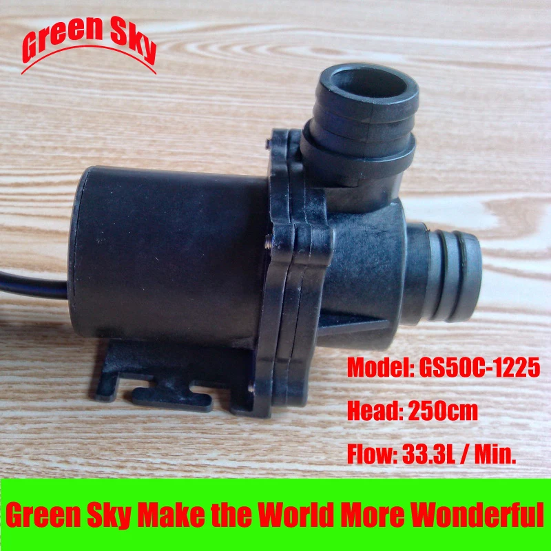 33.3L/Min 250cm Head 12V DC 31.2W Submersible fountain aquarium 12v circulation pump hot water
33.3L/Min 250cm Head 12V DC 31.2W Submersible fountain aquarium 12v circulation pump hot water
