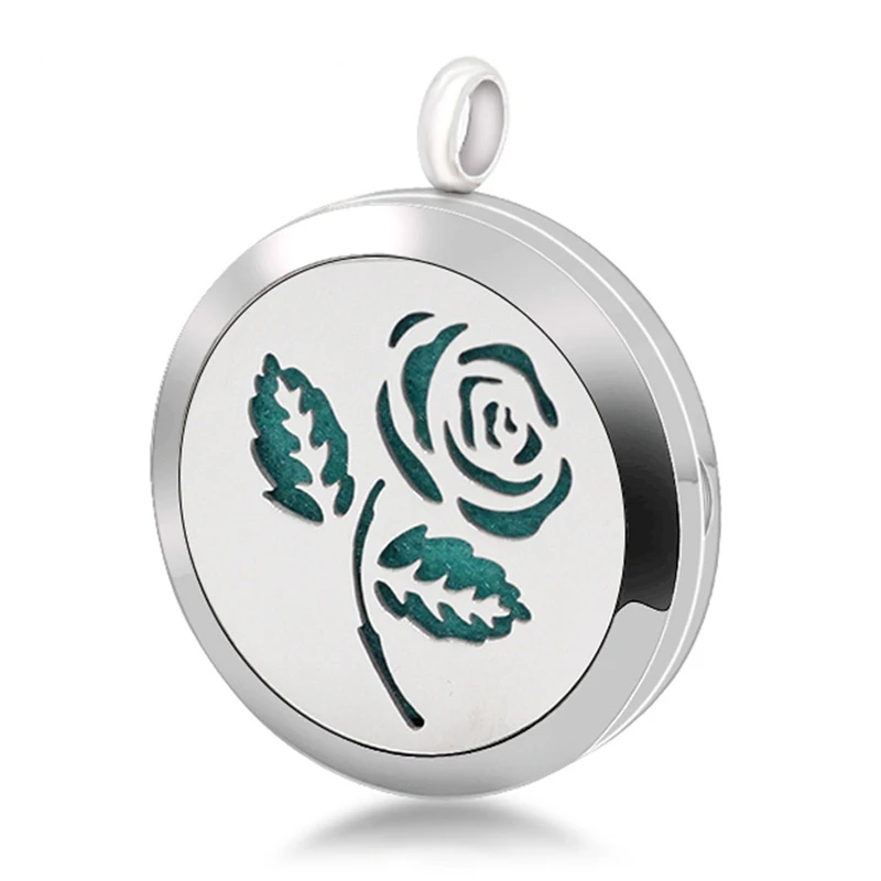 Fashion Personality Rose 316L Stainless Steel Aromatherapy Pendant Essential Oil Diffuser Necklace Perfume Locket Jewelry
Fashion Personality Rose 316L Stainless Steel Aromatherapy Pendant Essential Oil Diffuser Necklace Perfume Locket Jewelry