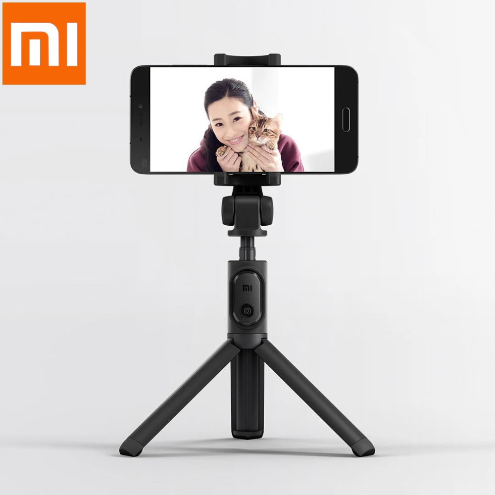 Xiaomi селфи палка штатив Bluetooth затвора 3 в 1 функциональный беспроводной монопод Портативный и складной для