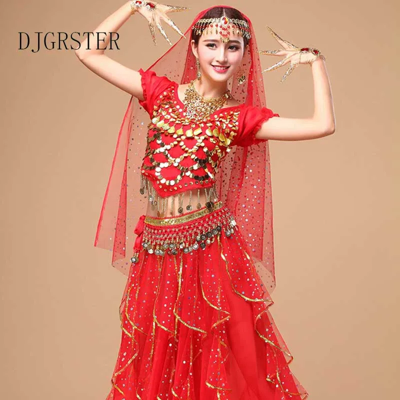 DJGRSTER Costume Bollywood Costume Indian Dress bellydance Dress Womens Belly Dancing Costume Sets Tribal Skirt 5pcs/1set
DJGRSTER Costume Bollywood Costume Indian Dress bellydance Dress Womens Belly Dancing Costume Sets Tribal Skirt 5pcs/1set