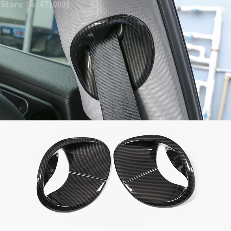 2pcs Carbon fiber Style For Alfa Romeo Giulia 2016 2017 2018 ABS Chrome Front Seat Safety Belt Cover Trim Car Accessories
2pcs Carbon fiber Style For Alfa Romeo Giulia 2016 2017 2018 ABS Chrome Front Seat Safety Belt Cover Trim Car Accessories