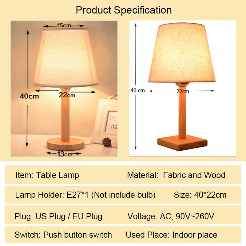 Led Table Lamp For Bedroom Bedside Bed Lamp Modern Desk Lamp Nordic Vintage Retro Wood Night Light For Living Room E27 EU Plug
Led Table Lamp For Bedroom Bedside Bed Lamp Modern Desk Lamp Nordic Vintage Retro Wood Night Light For Living Room E27 EU Plug