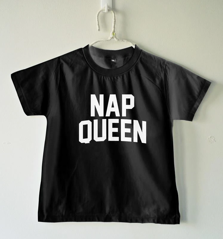 

Детская футболка Nap queen, футболка для мальчиков и девочек, детская одежда для малышей, Забавные футболки Tumblr, Прямая поставка