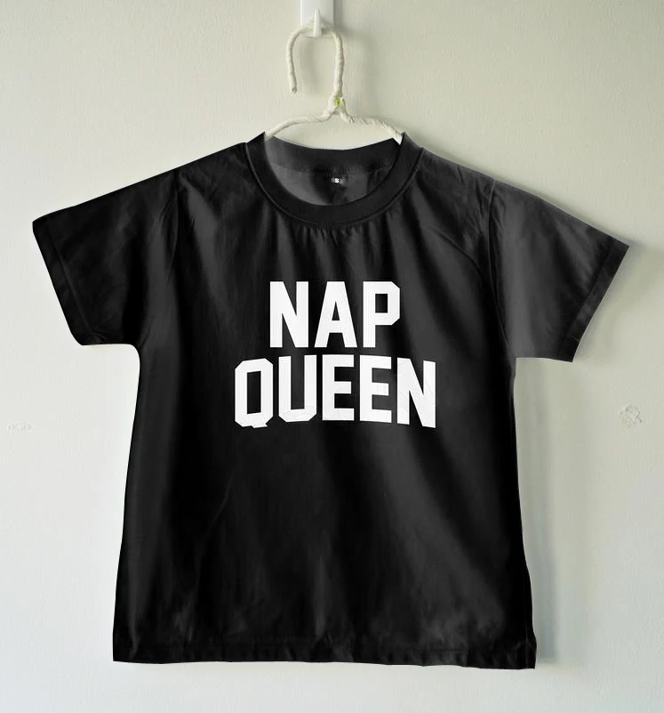 Детская футболка Nap queen, футболка для мальчиков и девочек, детская одежда для малышей, Забавные футболки Tumblr, Прямая поставка
Детская футболка Nap queen, футболка для мальчиков и девочек, детская одежда для малышей, Забавные футболки Tumblr, Прямая поставка