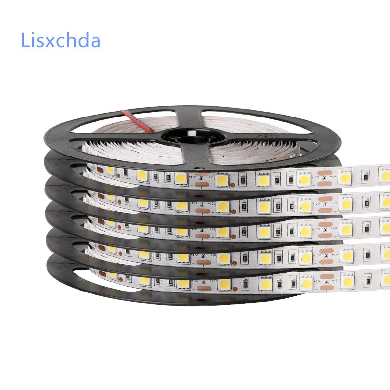 New LED 5050 Strip DC12V 60LEDs/m 5m/lot Flexible LED Strip Light RGB/Red/Blue/Green/White/Yellow 5050 LED Strip Free Shipping
New LED 5050 Strip DC12V 60LEDs/m 5m/lot Flexible LED Strip Light RGB/Red/Blue/Green/White/Yellow 5050 LED Strip Free Shipping