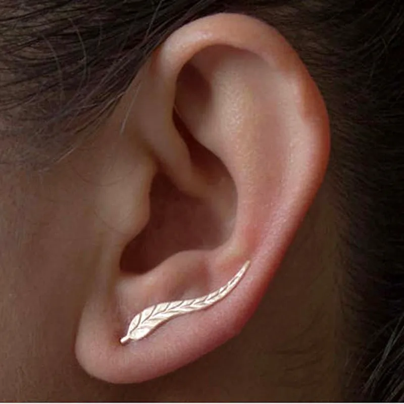 Gold Silver Color Boucle Doreille Women Clip Earrings Leaf Bohemian Girls Fashion Jewelry Earring Simple Design
Gold Silver Color Boucle Doreille Women Clip Earrings Leaf Bohemian Girls Fashion Jewelry Earring Simple Design