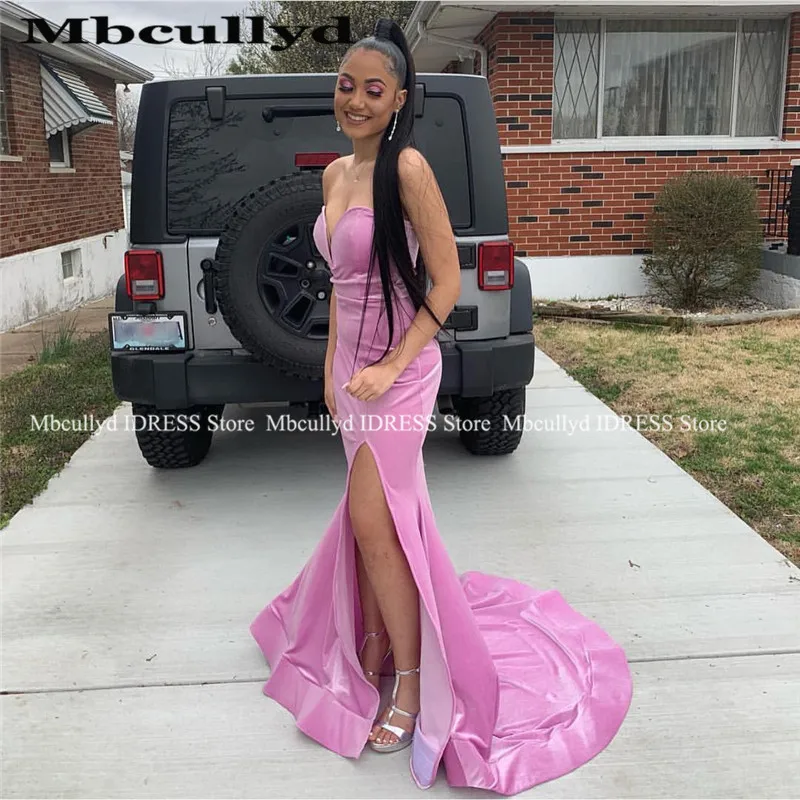 Elegant Velvet Mermaid African Evening Dresses 2019 With Side Split Sweetheart Formal Gala Gowns Black Grils New Robe de soiree
Elegant Velvet Mermaid African Evening Dresses 2019 With Side Split Sweetheart Formal Gala Gowns Black Grils New Robe de soiree