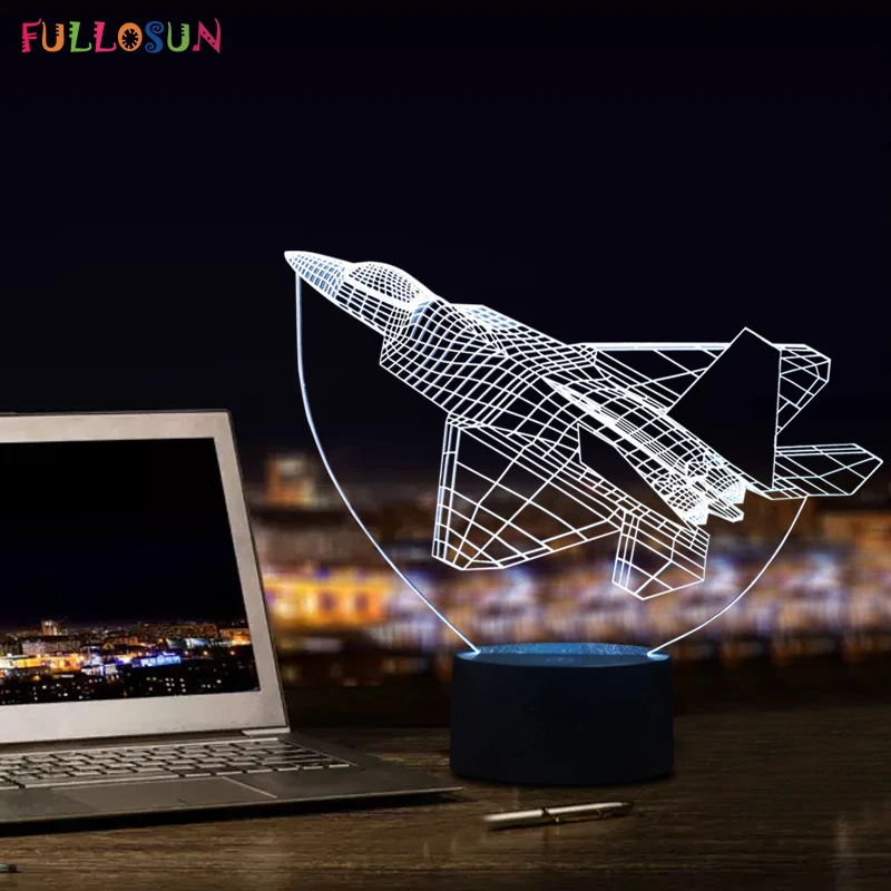 Amazing 3D Visual Lamp Airplane Shape with 7 Colors Touch Table Lamp for Bedroom Decorations Night Lamp
Amazing 3D Visual Lamp Airplane Shape with 7 Colors Touch Table Lamp for Bedroom Decorations Night Lamp