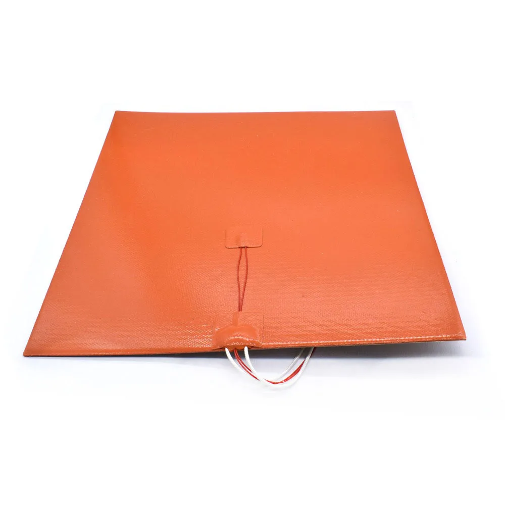 24V Silicone Heater pad 800W 400*400MM Silicone Heated Bed 3M adhesive Heating Pads for CR10 S4 3D Printer hotbed parts
24V Silicone Heater pad 800W 400*400MM Silicone Heated Bed 3M adhesive Heating Pads for CR10 S4 3D Printer hotbed parts