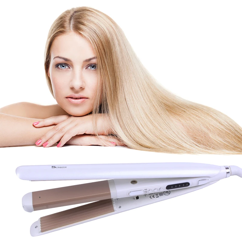 Surker Professional Hair Straightener Multifunctional Hair Straighting Curling Iron High Quality Anion Female Hair Styling Tool
Surker Professional Hair Straightener Multifunctional Hair Straighting Curling Iron High Quality Anion Female Hair Styling Tool