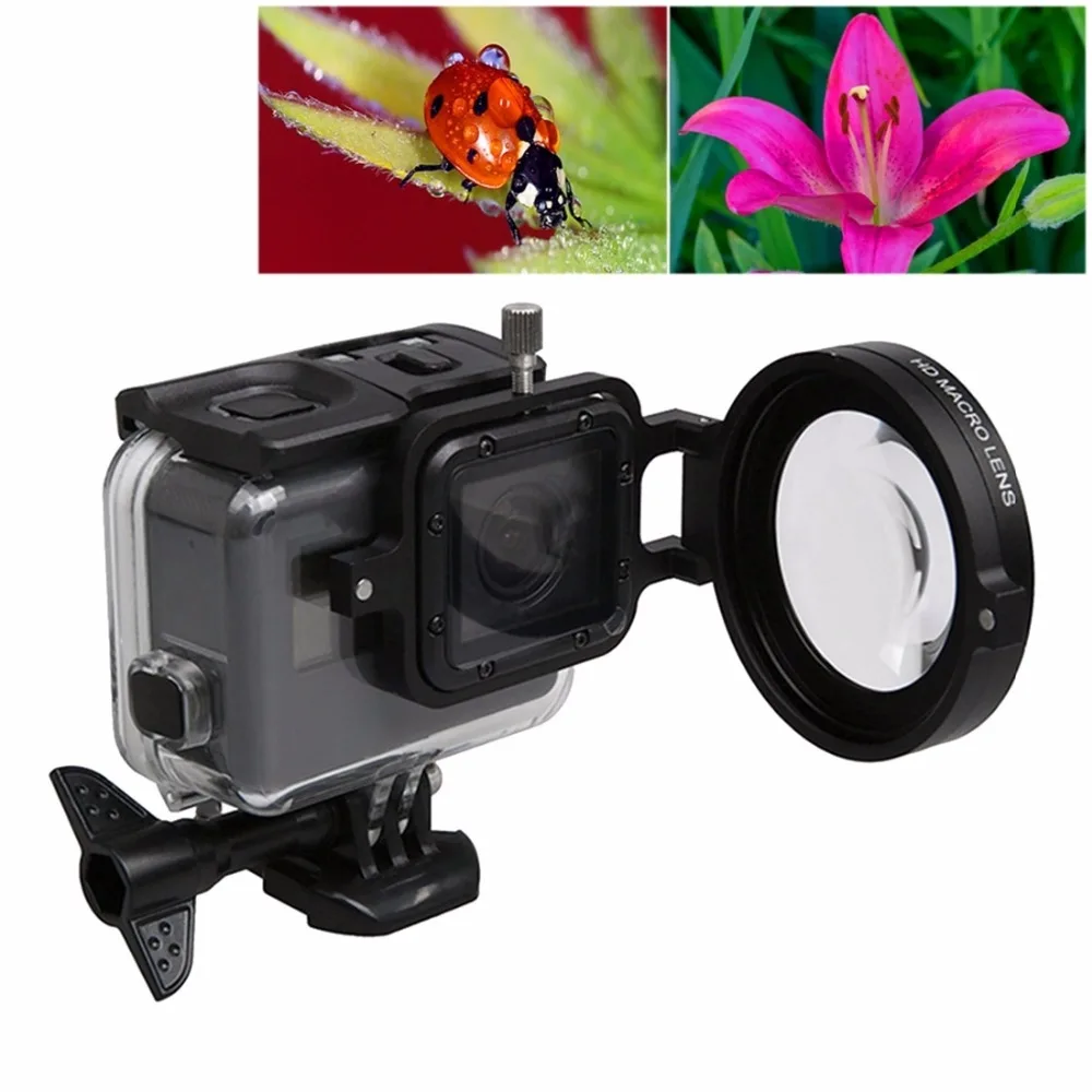 For GoPro HERO5 Sport Action Camera Proffesional 58mm 16X Macro Lens Close-up Filter with Lens Base & Adapter Ring
For GoPro HERO5 Sport Action Camera Proffesional 58mm 16X Macro Lens Close-up Filter with Lens Base & Adapter Ring