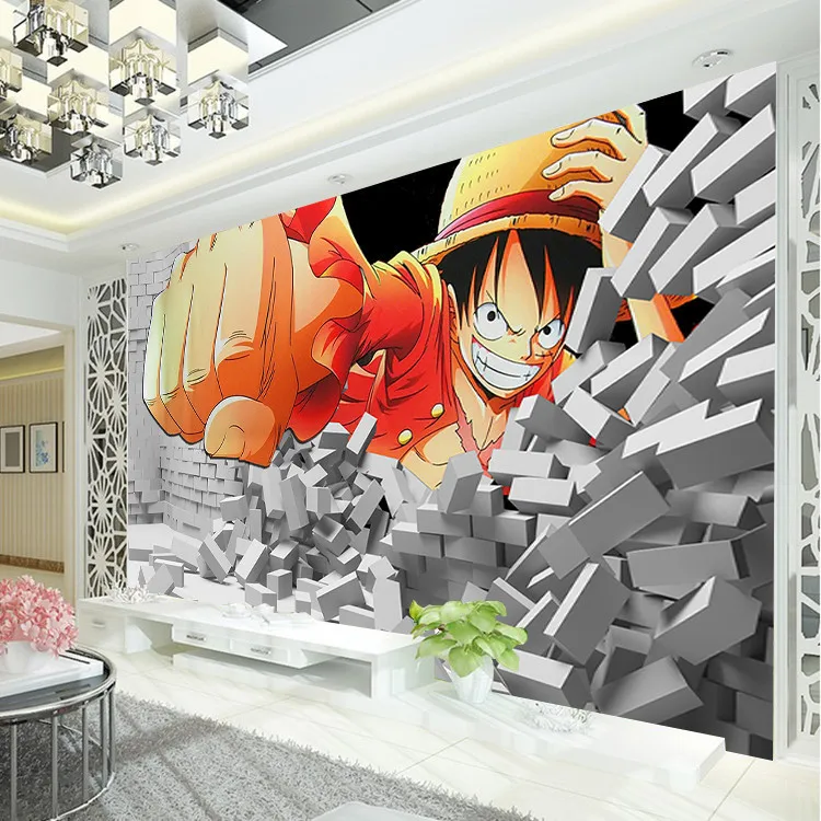 Japanese anime Wallpaper King of pirates Luffy Wall Mural Custom Murals Room Decor wall Art Bedroom Children's room One Piece
Japanese anime Wallpaper King of pirates Luffy Wall Mural Custom Murals Room Decor wall Art Bedroom Children's room One Piece