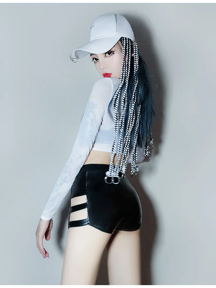 Stage hip hop split performance costume sexy bar dj female singer lead evening dress ds costumes new
Stage hip hop split performance costume sexy bar dj female singer lead evening dress ds costumes new