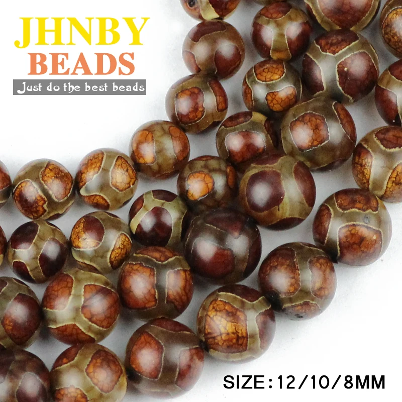 JHNBY Tibetan Dzi beads Natural Stone Buddhism 8/10/12MM Round Tortoise shell Loose beads for jewelry accessories making DIY
JHNBY Tibetan Dzi beads Natural Stone Buddhism 8/10/12MM Round Tortoise shell Loose beads for jewelry accessories making DIY