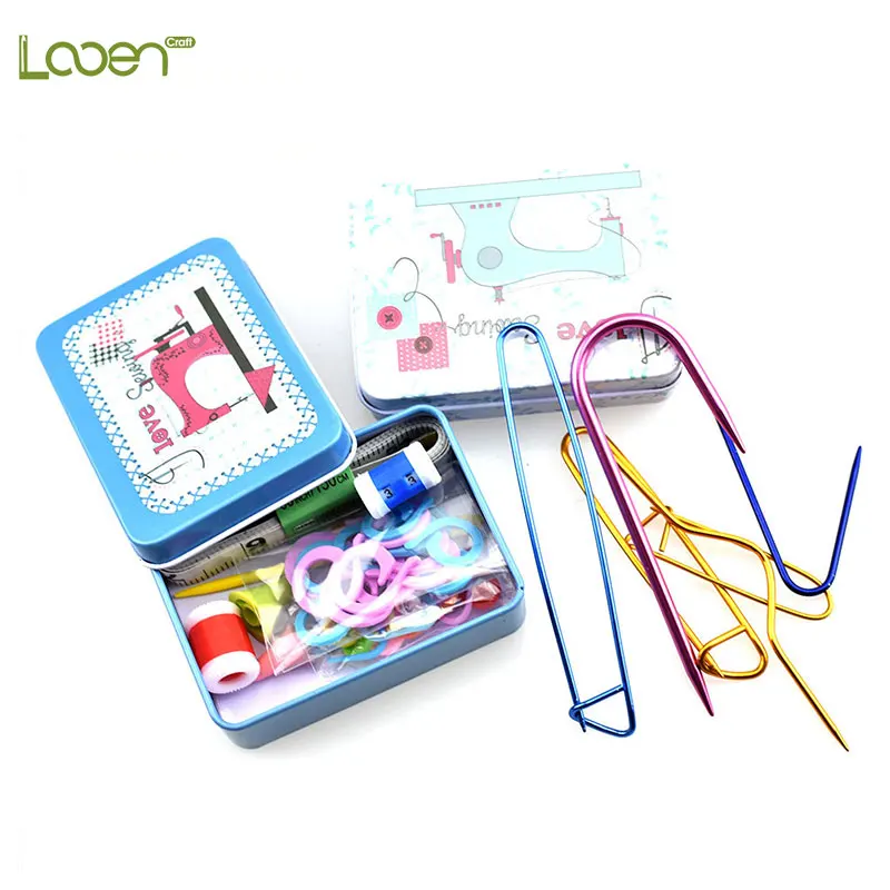40 Pcs DIY Craft Tool Set Plastic Knitting Needles Stitch Markers Aluminum Safty Pins Tape Measure Row Counter Sewing Accessory
40 Pcs DIY Craft Tool Set Plastic Knitting Needles Stitch Markers Aluminum Safty Pins Tape Measure Row Counter Sewing Accessory